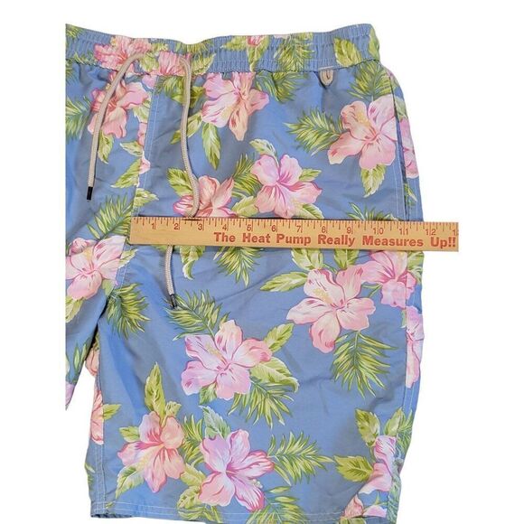 Polo Ralph Lauren Swim Trunks Men Sz XXL Big & Tall Floral Aloha Travel Summer - Picture 4 of 7